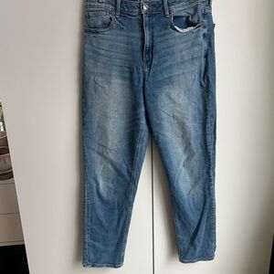 American Eagle Outfitters Women's Blue Mom Jeans